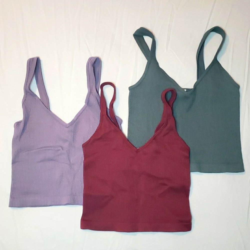 Set of 3 Crop Top or Bralettes